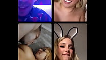3 salopes Instagram se masturbent en direct