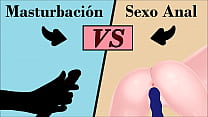 Play JOI VS ANAL with me. SPH and humiliation. Spanish voice.