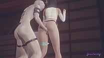 Genshin Impact Yaoi 3D - Venti Arcont analingus & Fingering (uncensored) - Japanese asian manga anime game porn gay sissy