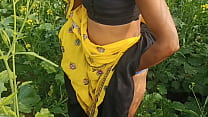 Mamta went to the mustard field, her husband got a chance to fuck her, clear Hindi voice outdoor