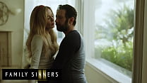 Rough Sex Between Stepsiblings Blonde Babe (Aiden Ashley, Tommy Pistol) - Family Sinners