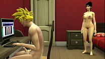 Dragon Ball Porn Epi 41 Milk surprend Gohan en train de se masturber la mère baisée devant son mari