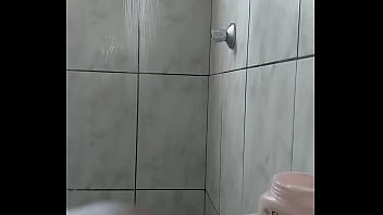relaxing in the shower