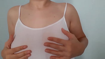 Playing with my boobs and nipples