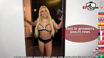 Пухлая французская девушка с короткими волосами пробует анал в домашнем видео