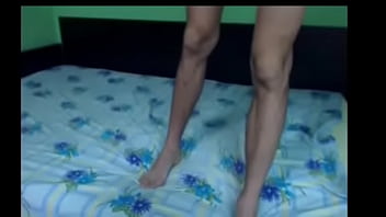 Young Hungarian boy shows off feet and ass and cums for the cam