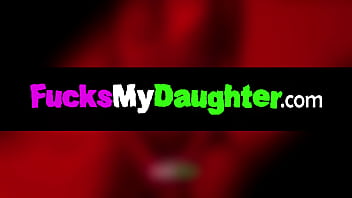 FucksMyDaughter.com - Hang1ng out with my stepdad and my stepbrother all day has me getting some naughty ideas.