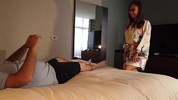 Petite Asian Christy Love Fucks Fan in Hotel Spy Cam