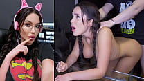 Sexy Gamer Girl BAMBOLA fodida com força em Elden Ring e Doggystyle