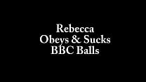 Rebecca Sucks Her Master's Cock