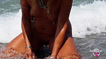 nippleringlover hot nude beach multiple pussy piercings extreme stretched nipple piercings