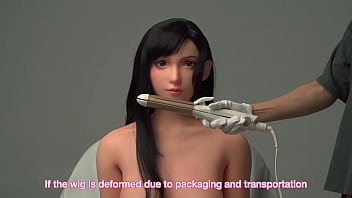 Game Lady Doll TIFA LOCKHART Poupée sexuelle en silicone UNBOXING VIDEO