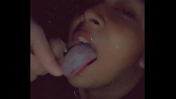 Little dick cums in my mouth