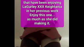 Keightania LaGurley is playing prety nasty with her CuntAss till her She-Cock starts dripping cum.