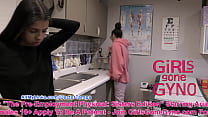 SFW NonNude BTS d'Angel Santana et Aria Nicole's The Pre Employment Physical, Celebrations and Discussions, Regardez le film sur GirlsGoneGyno Reup