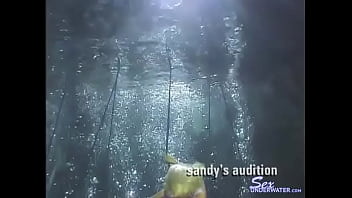 Sandy's Audition Underwater Starring Sandy Knight & Tracie Z