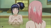 Naruto Ep 311 Escena de baño │ Sin censura │ 4K Ai mejorado