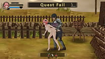 Mujer de cabello rosa teniendo sexo con soldados en el nuevo video de juego hentai de Succubus Guild