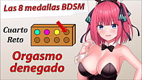 JOI Adventure Rol Hentai - Fourth BDSM medal - In Spanish.