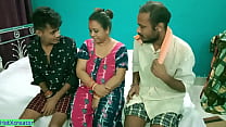 Hot Milf Aunty berkongsi! Hindi terkini seks bertiga