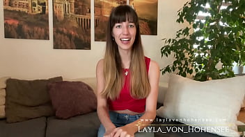Porra, eu estava animado! Meu primeiro vídeo Layla von Hohensee