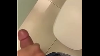 Teasing the new guy in the bathroom next door