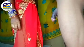 Bhabhi indiano fode égua no hospital, pega sari vermelho, chupa bunda 3