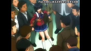 Anime girl baisée par plusieurs bites