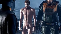 Personagem masculino 3D quente e nu no jogo