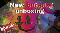 New Buttplug Order Unboxing Huge Sex Toys Miss Raven Training Zero Femdom FLR Bondage BDSM Butt Plug Silicone Puppy Play