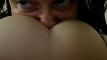 My friend puts her ass on my face and fills me with farts 4K