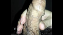 rubbing the foreskin of the glans