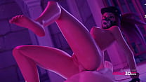 Chicas calientes teniendo sexo anal en una animación 3d lasciva de The Count