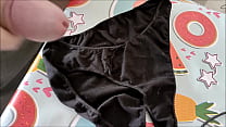 cumshot in my wife's panties 261