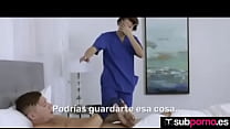 My stepbrother's therapy is with my vagina subtitled Spanish porn