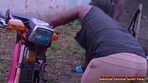 AN AFRICAN EBONY WIFE GOT FUCKED IN A LOCAL GHETTO AREA - HardCore BBC Sex