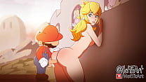 Mario follando en todos los mundos para follarse a Peach - [NotTkArt]