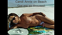 Candi Annie On Beach Got Me So Aroused