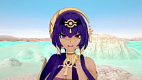Genshin Impact: Candace bringt Aether bei, wie man in der Sumeru-Wüste fickt.