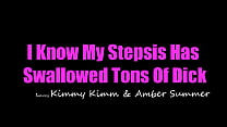 "Please! Let us pegg you!"  Amber Summer & Kimmy Kimm beg Stepbro  - S26:E11