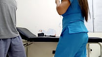 The sex therapy clinic is active!! The doctor falls in love with her patient and asks him for slow, slow sex in the doctor's office. Real porn in the hospital
