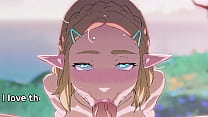 [Voz Hentai JOI] Zelda joga um jogo de cartas com seu pau! [Teaser] [Afiação] [Anal] [Contagem regressiva]