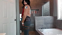 Mikasa Ackerman Wetting Her Tight Jeans