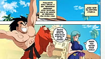 Goku e Bulma si incontrano per la prima volta, Bulma prende la verginità di Goku