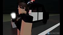 Animação Roblox RR34: "Jason e o policial"
