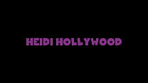 Heidi Hollywood hace rebotar sus tetas en su cara mientras él folla esa raja húmeda