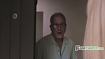 Senior Citizen With A Big Dick Punishes Slutty StepGrandDaughter