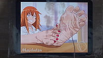 Maki Gamou's feet cum tribute