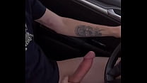 Jerking off while driving