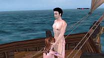義理の妹が義理の弟にフェラ - アニメーション 3D ポルノ